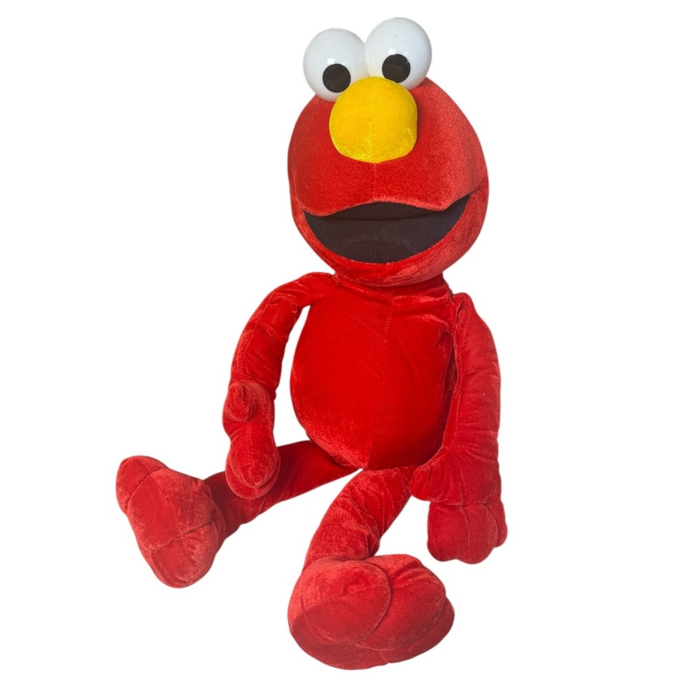 Nanco Sesame Street Elmo Plush Stuffed Animal Toy 2003 25" Red Vintage‎